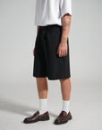 Recon Pleated Short - Black.