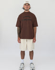 Athletics T-Shirt - Brown.