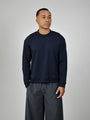 Premium L/S Blank - Navy.