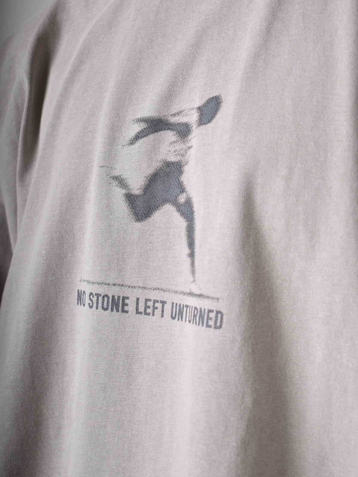 No Stone Unturned T-Shirt - Washed Stone.