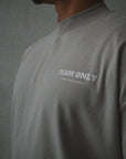 Team Only T-Shirt - Taupe Grey.