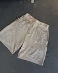 Utility Pleated Short - Stone.